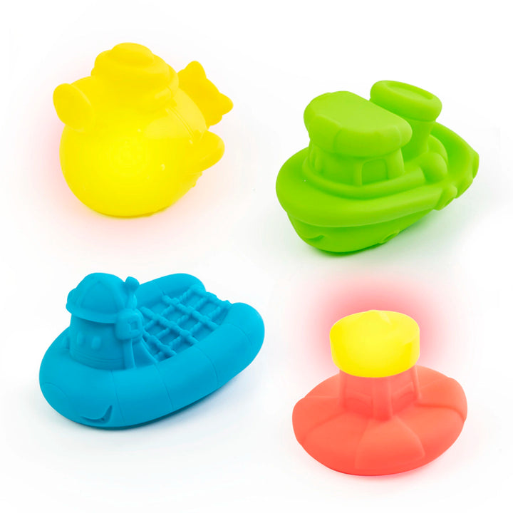 Sassy Light Up Buoy & Boats (Pack of 4)