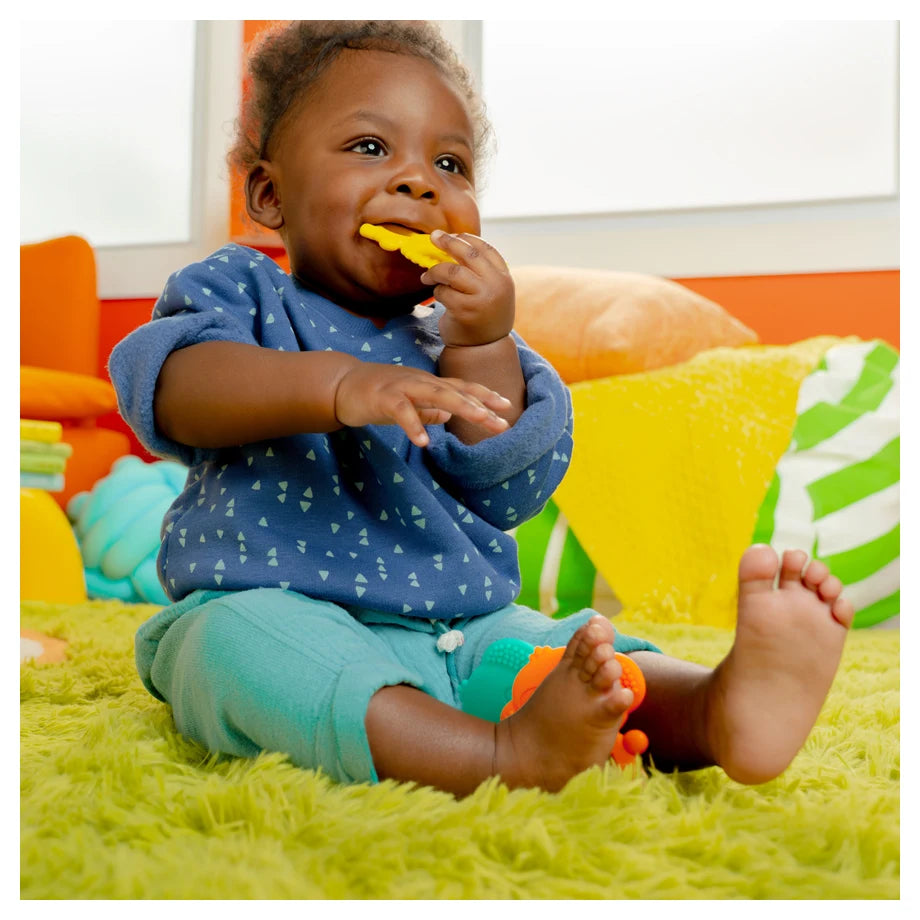 Bright Starts Gummy Buddies Textured Teethers (3-Pack)