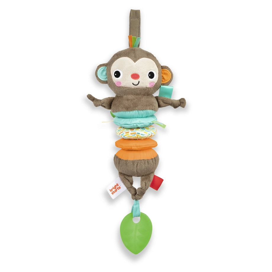 Bright Starts Pull Down Musical Monkey Peg Toy
