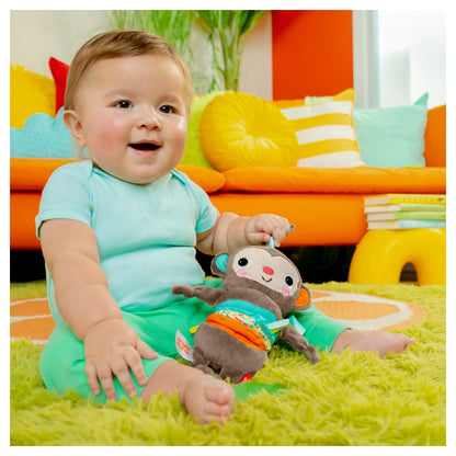 Bright Starts Pull Down Musical Monkey Peg Toy