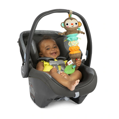 Bright Starts Pull Down Musical Monkey Peg Toy
