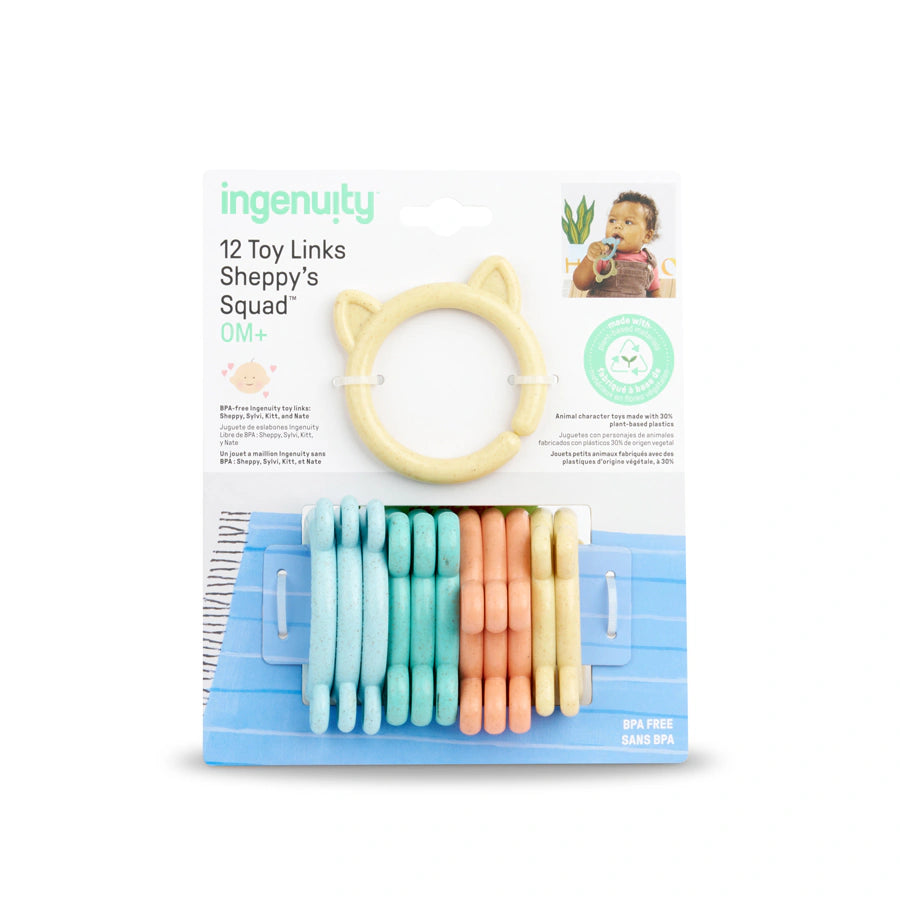 Ingenuity Sheppys Squad Eco Links Peg Toy Ingenuity Sheppys Squad Eco Links Peg Toy