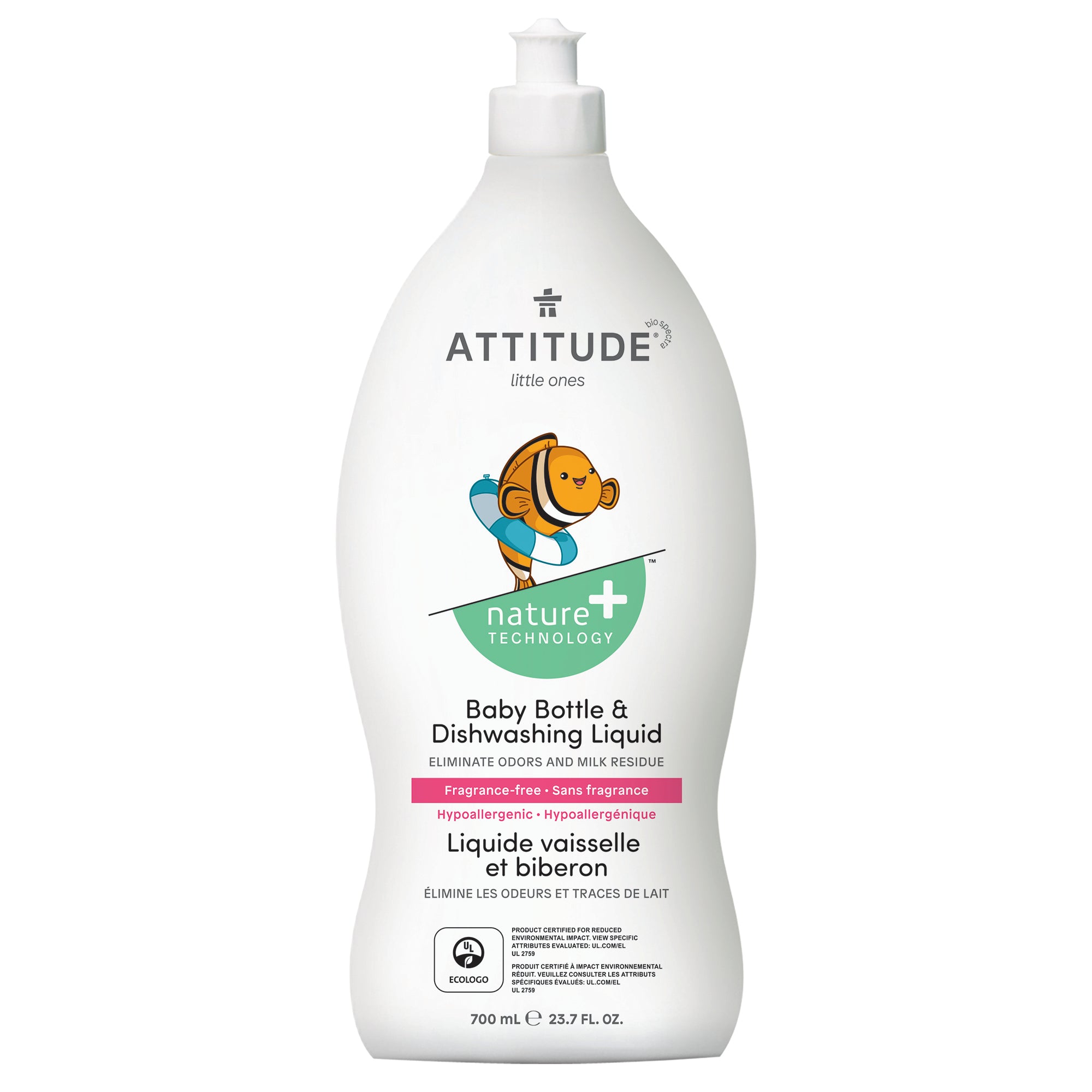Attitude - Baby Bottle Dishwashing Liquid 700ml