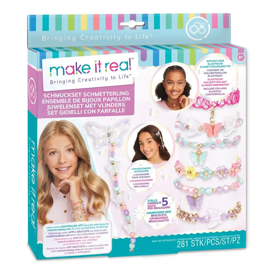 مجموعة مجوهرات الفراشة Make It Real مجموعة مجوهرات الفراشة Make It Real