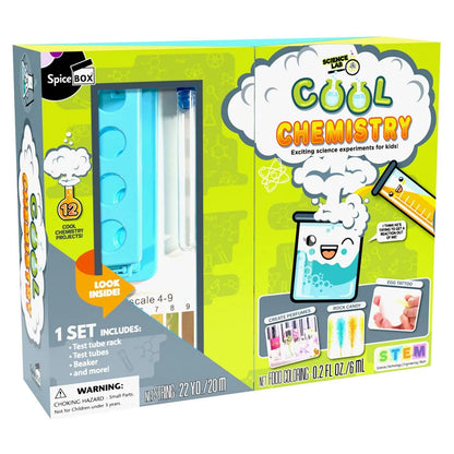 SpiceBox Science Lab Cool Chemistry Experiment Kit (12 Experiments)