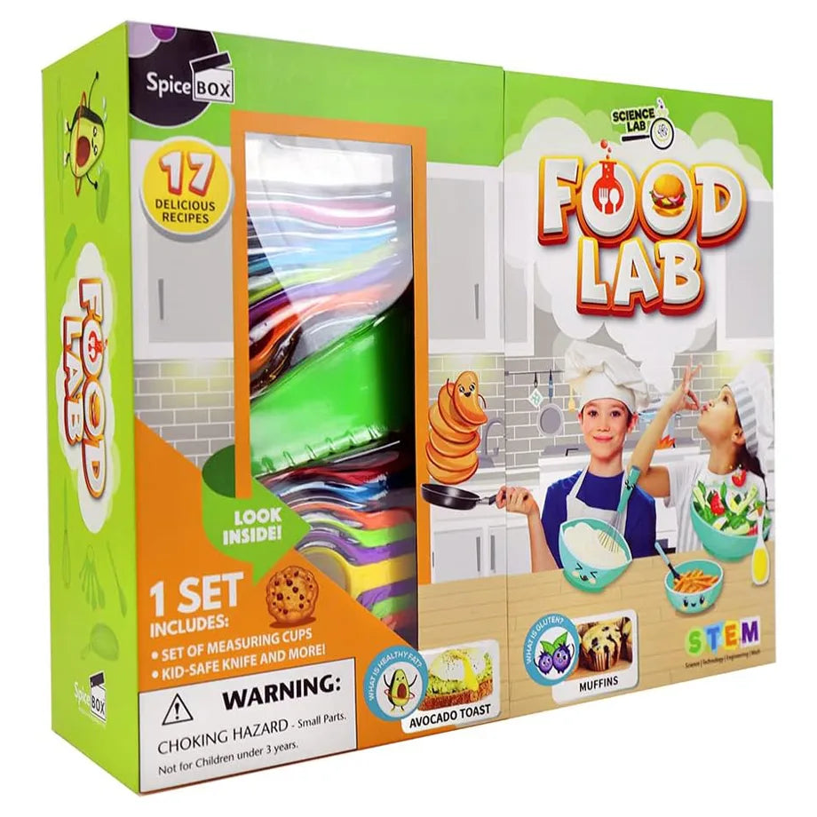 SpiceBox Science Lab Food Lab Activity Kit (17 Recipes)
