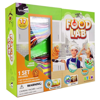 SpiceBox Science Lab Food Lab Activity Kit (17 Recipes)
