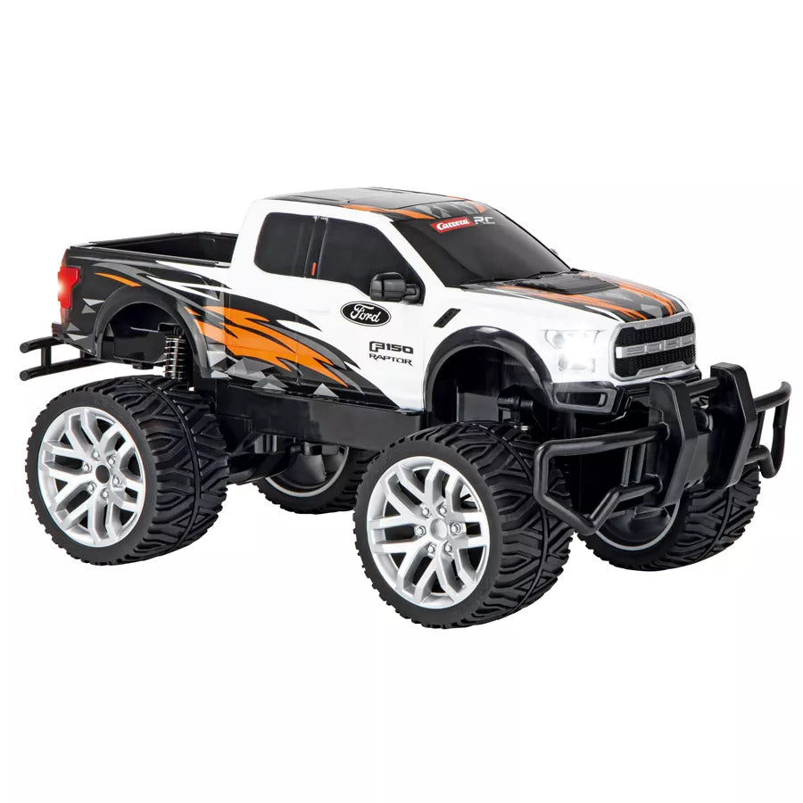 سيارة فورد F150 رابتور كاريرا RC بمقياس 1:14 (أبيض) سيارة فورد F150 رابتور كاريرا RC بمقياس 1:14 (أبيض)