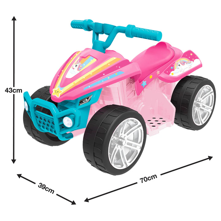 HTI-EVO 6V Ride-On Quad Bike Unicorn