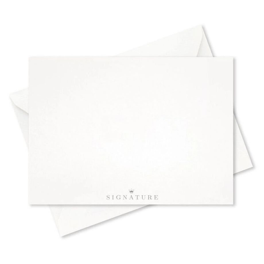 Hallmark Gold Butterfly on Pink Blank Note Cards (Pack of 8)
