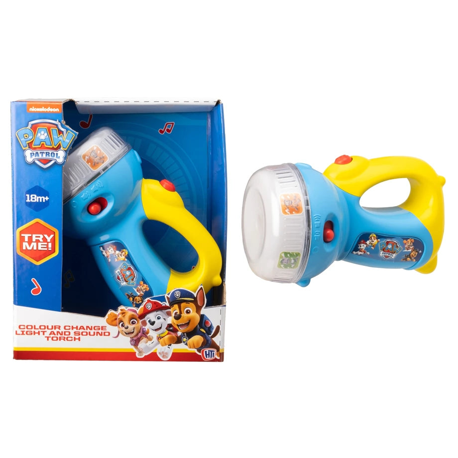 Hti Paw Patrol  Colour Change Light and Sound Torch