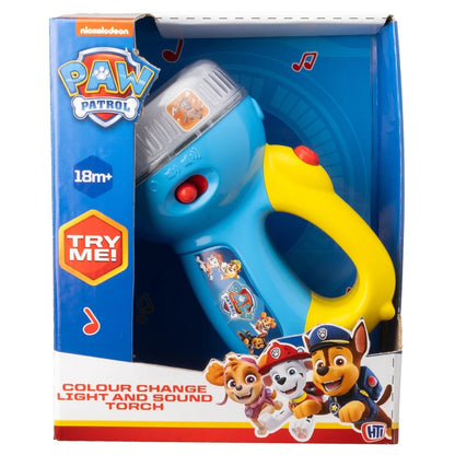 Hti Paw Patrol  Colour Change Light and Sound Torch