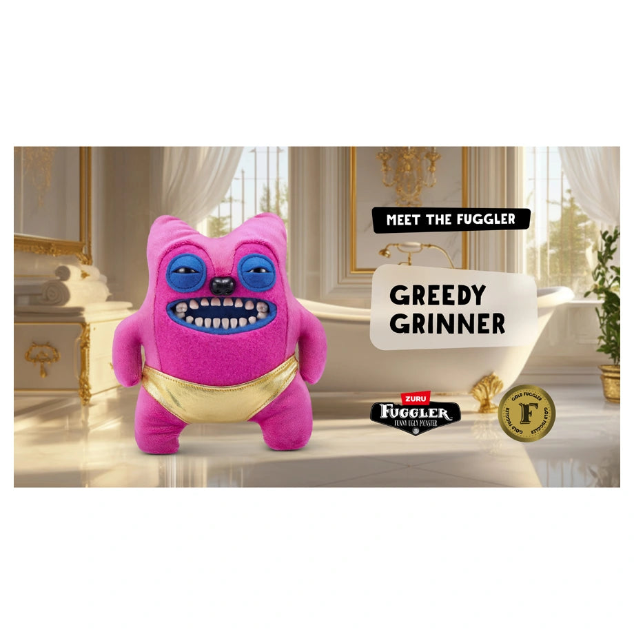 Zuru Fuggler Gold Fuggs Plush 9" (Greedy)