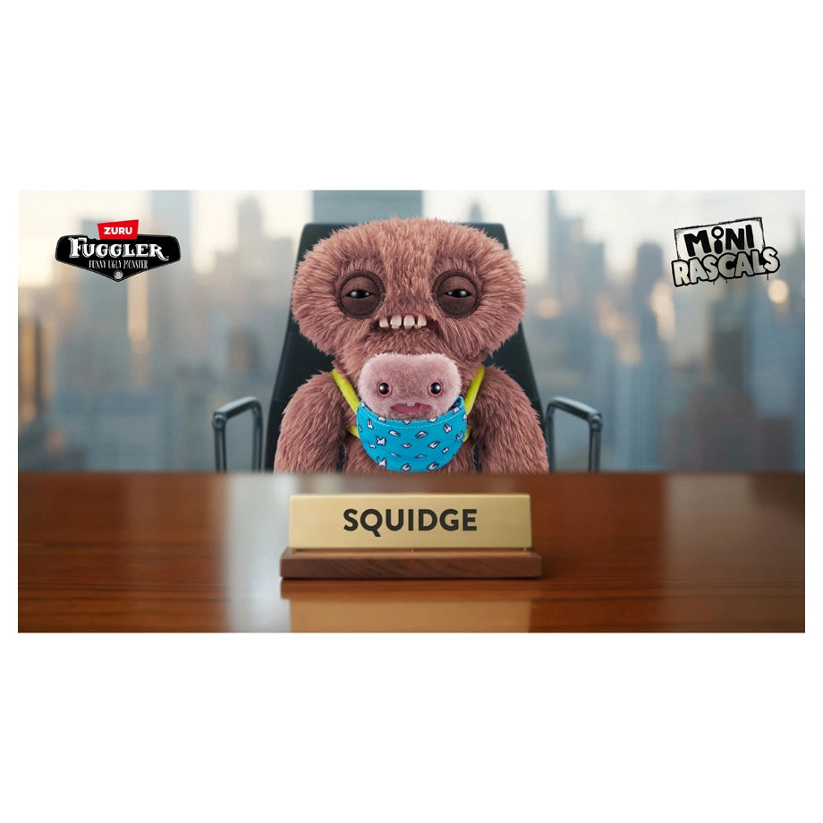 Zuru Fuggler Mini Rascals Series 1 Plush 9" (Squidge)