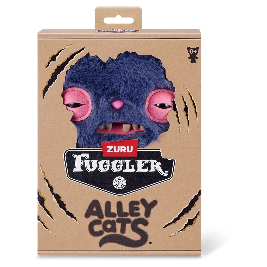 Zuru Fuggler Alley Cats Plush 9" (Cheezee Blue)