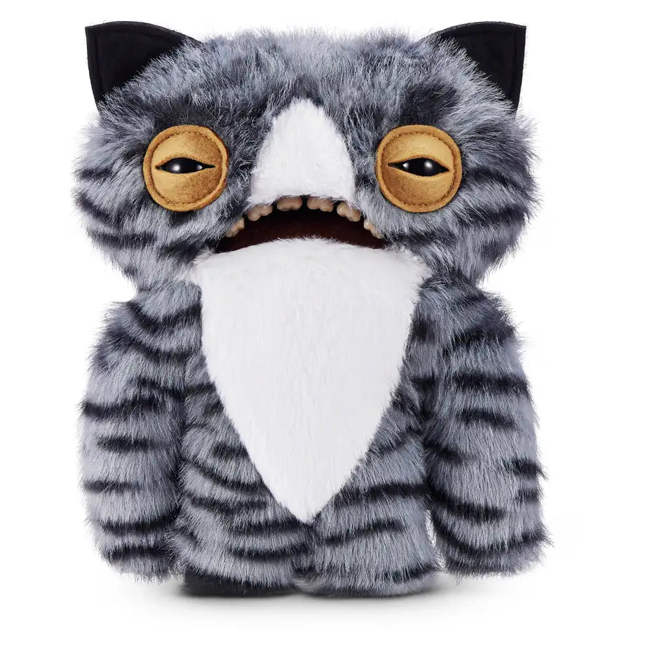 Zuru Fuggler Alley Cats Plush 9" (Wide-Eyed Cat)