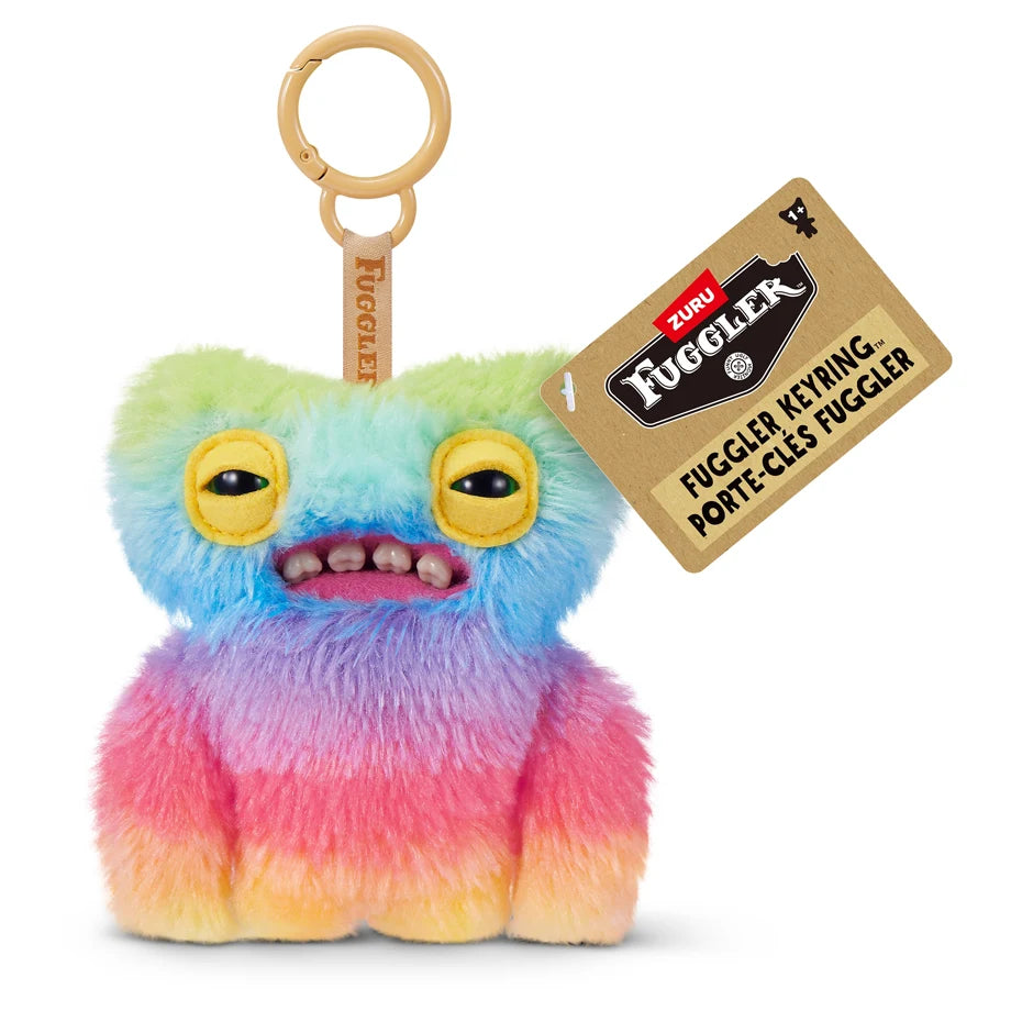 Zuru Fuggler Mini Series 6 Keyring 5" (Wide-Eyed Weirdo Pink)