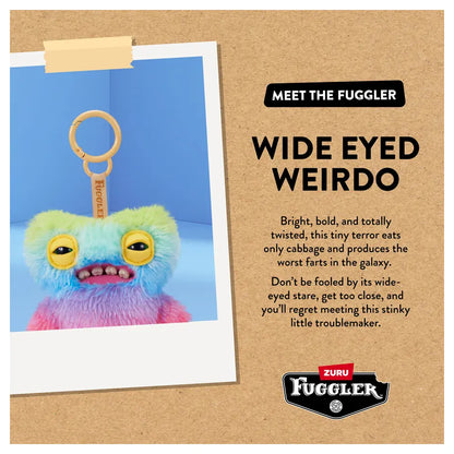 Zuru Fuggler Mini Series 6 Keyring 5" (Wide-Eyed Weirdo Pink)