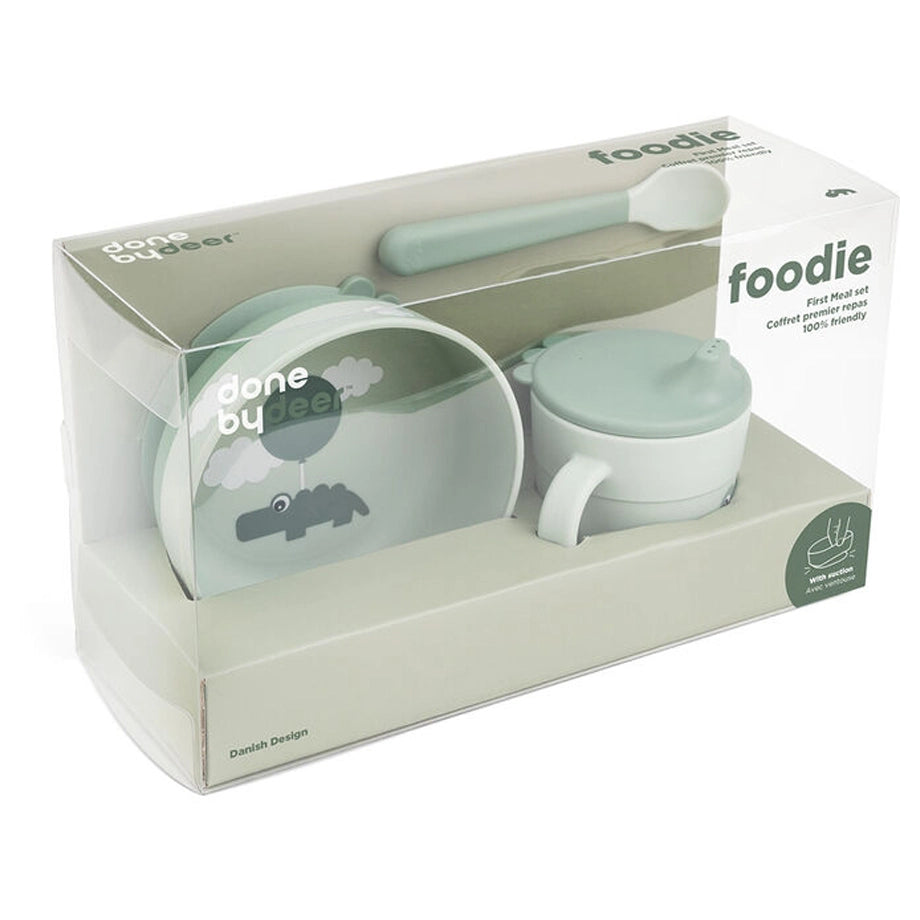 Done By Deer Foodie First Meal Set Happy Clouds (Green)