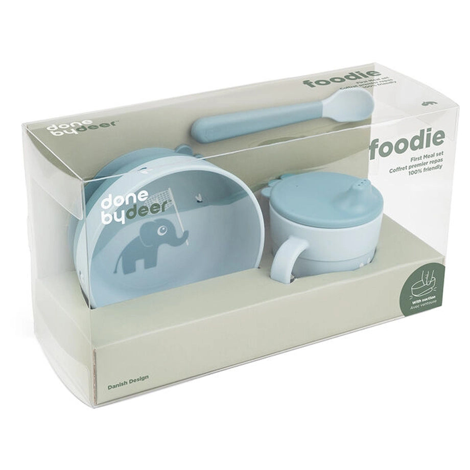 Done By Deer Foodie First Meal Set Elphee (Blue)