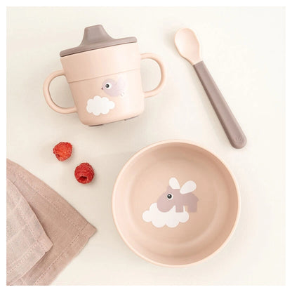 Done By Deer Foodie First Meal Set Happy Clouds (Powder)