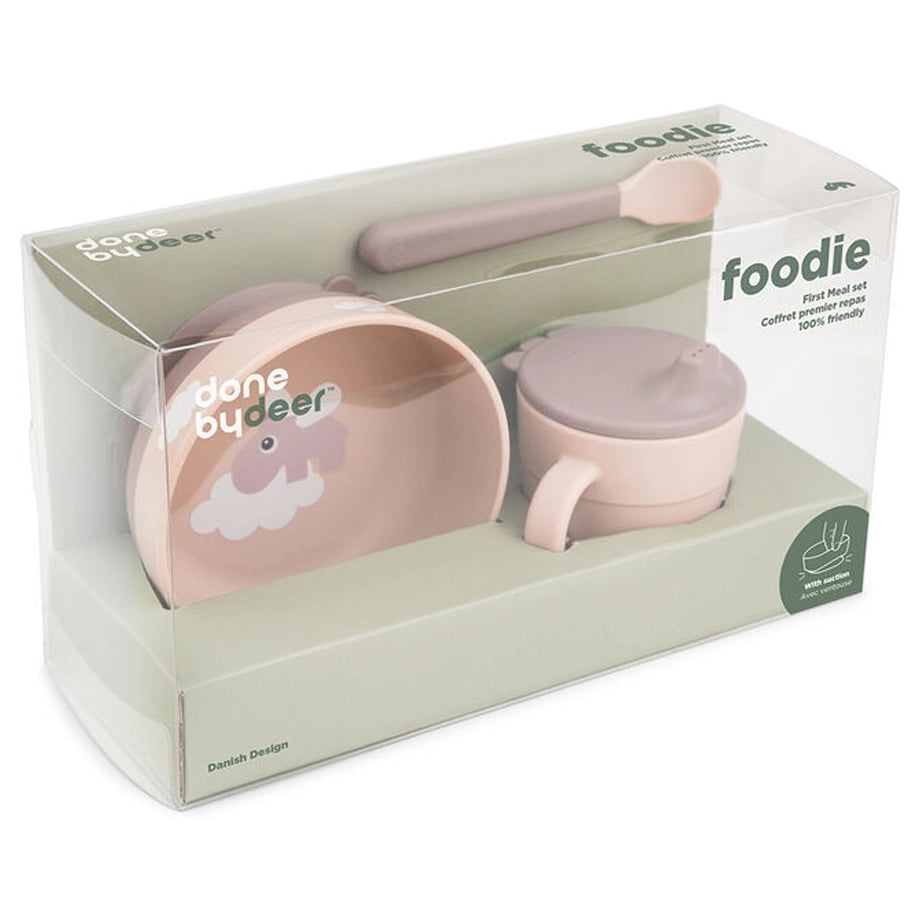 Done By Deer Foodie First Meal Set Happy Clouds (Powder)