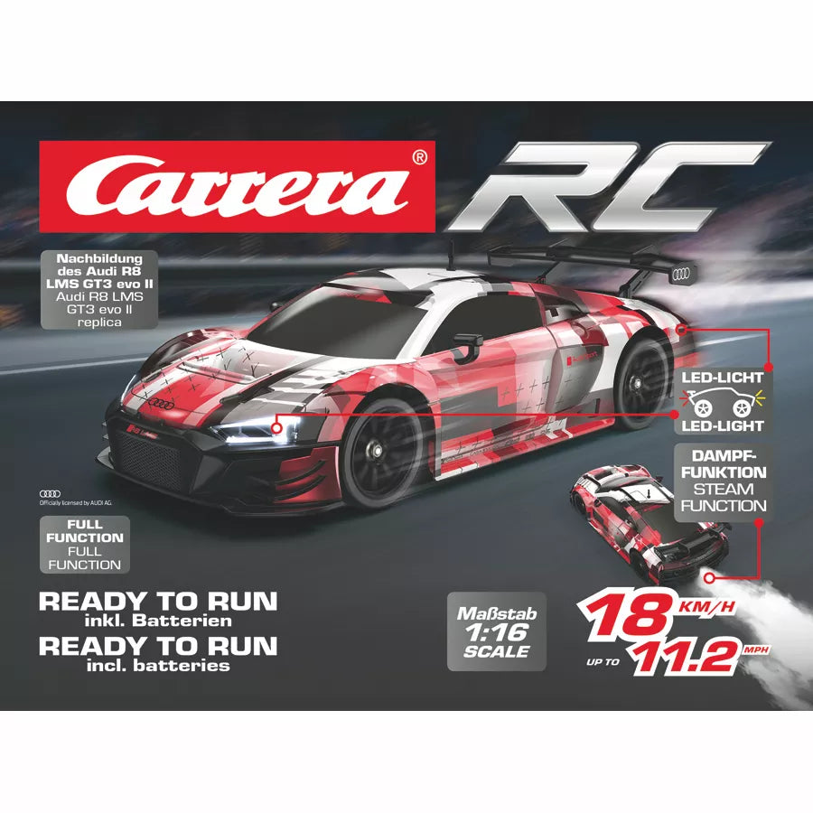 سيارة كاريرا RC أودي RS LMS GT3 Evo II ستيم سيارة كاريرا RC أودي RS LMS GT3 Evo II ستيم