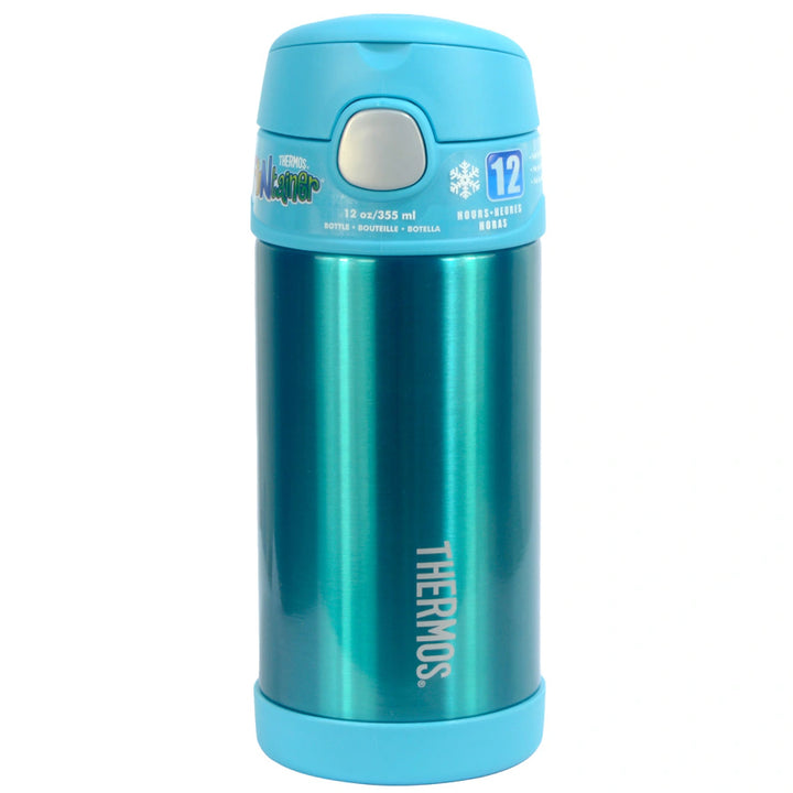 Thermos Funtainer Stainless Steel Hydration/Water Bottle-Teal 355 ml