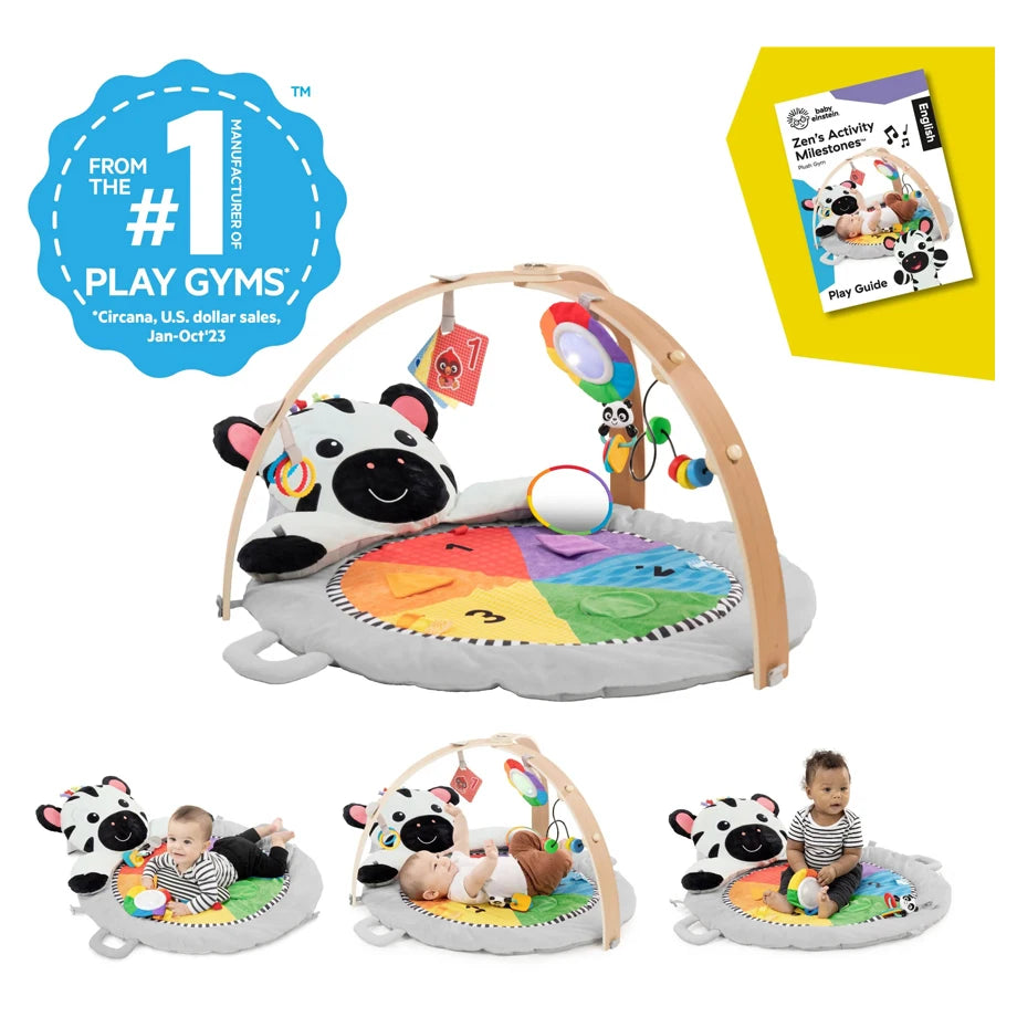 Bright Starts Baby Einstein Zen's Activity Milestones Plush Gym