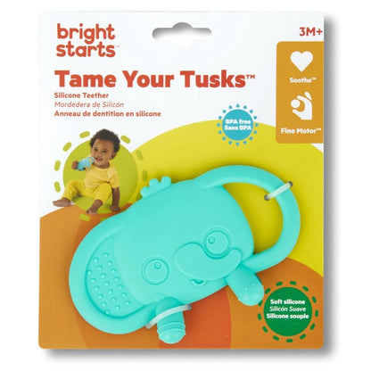Bright Starts Tame Your Tusks  Silicone Teether
