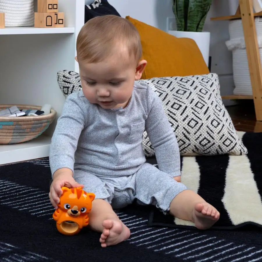 Baby Einstein Teethe Wobble Tiger Teether Toy Baby Einstein Teethe Wobble Tiger Teether Toy