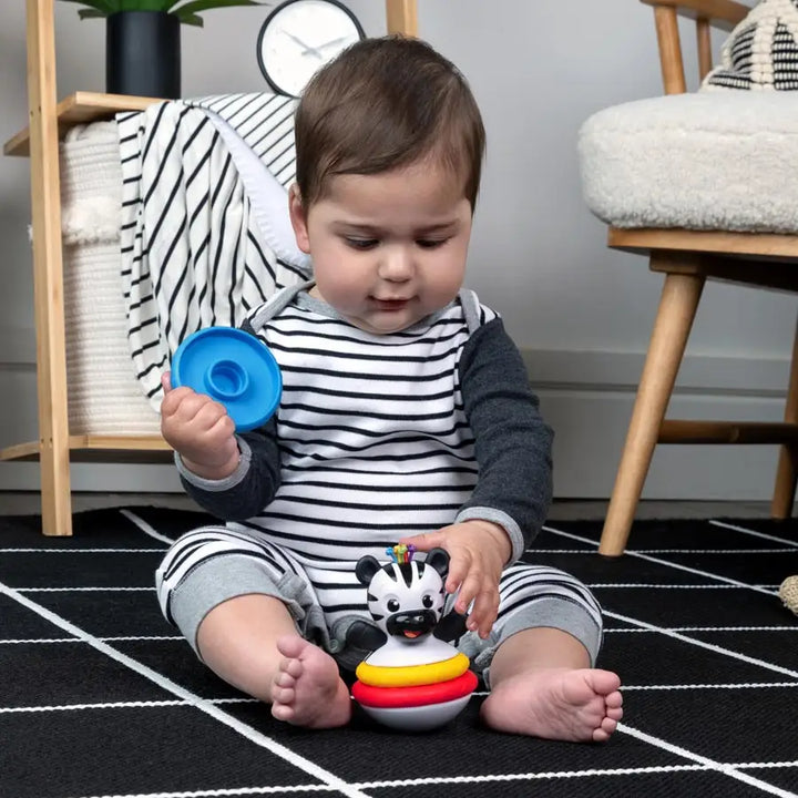 Baby Einstein Stack Wobble Zen Teether Toy