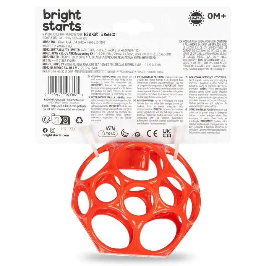Bright Starts Oball Apple Peg Toy Bright Starts Oball Apple Peg Toy