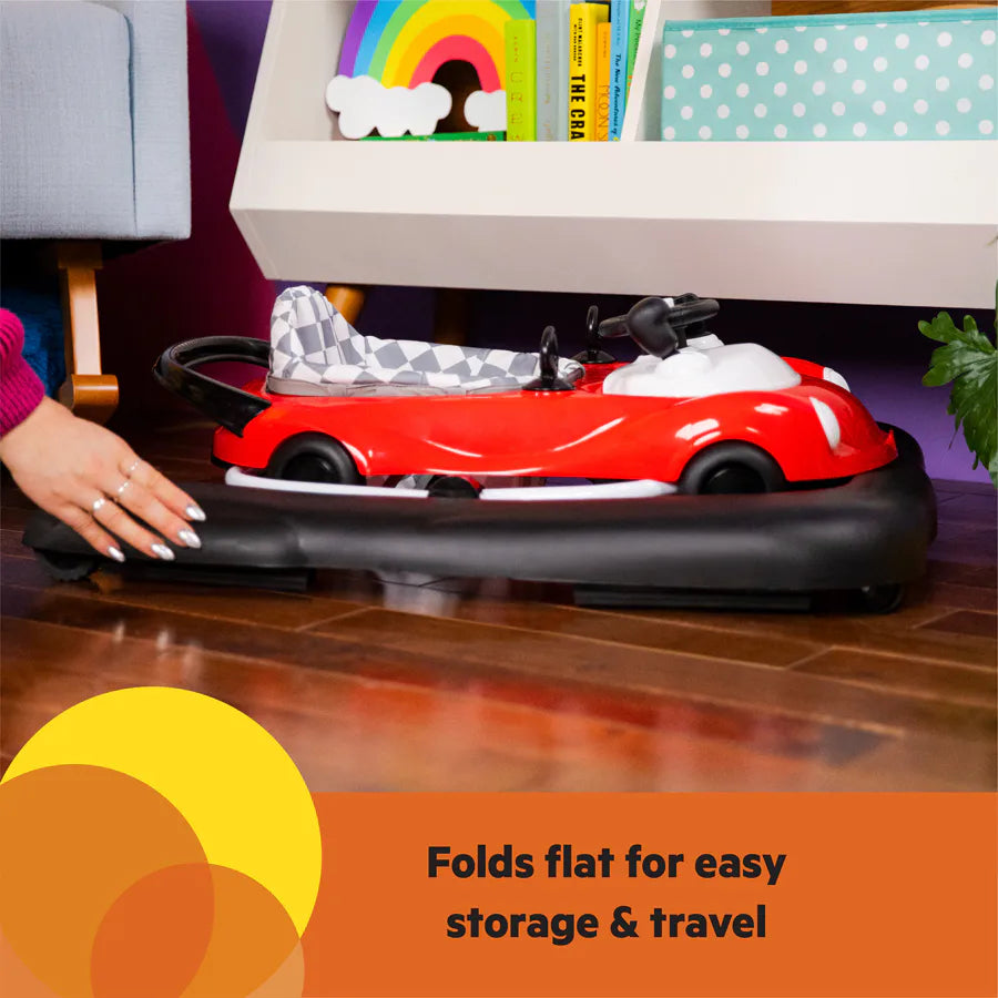 Bright Starts Little Speedster 3-in-1 Car Walker – Red Racer