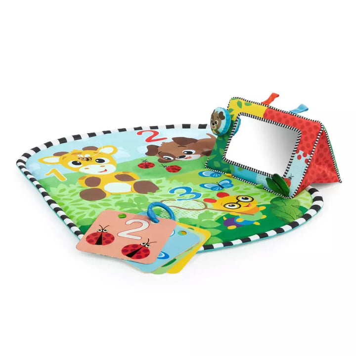 Baby Einstein Discovery Garden Tummy Time Mat & Mirror