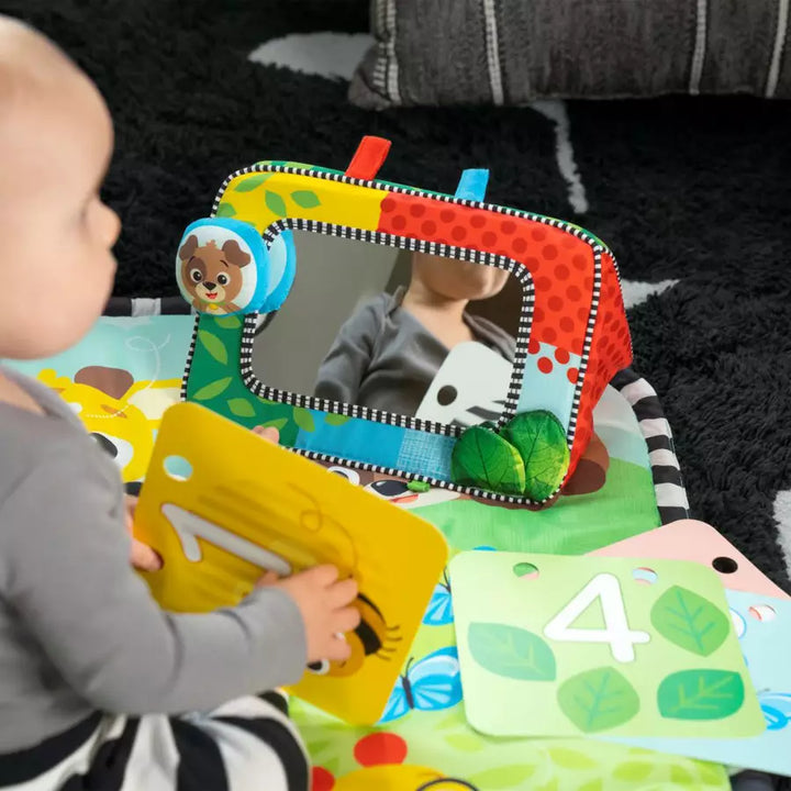 Baby Einstein Discovery Garden Tummy Time Mat & Mirror