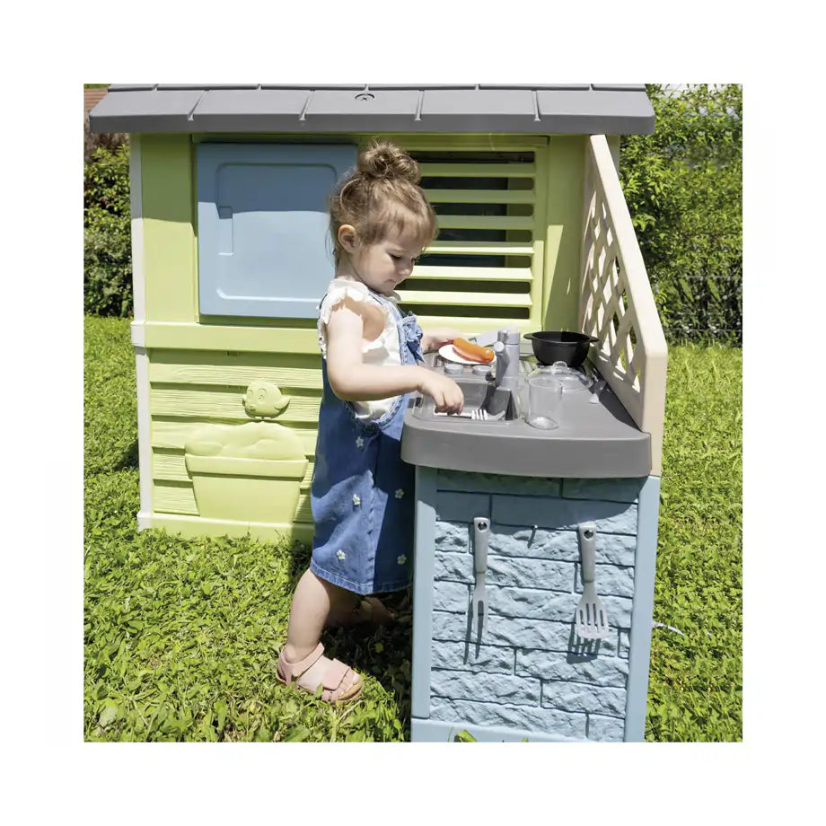 Smoby Pretty House with Summer Kitchen