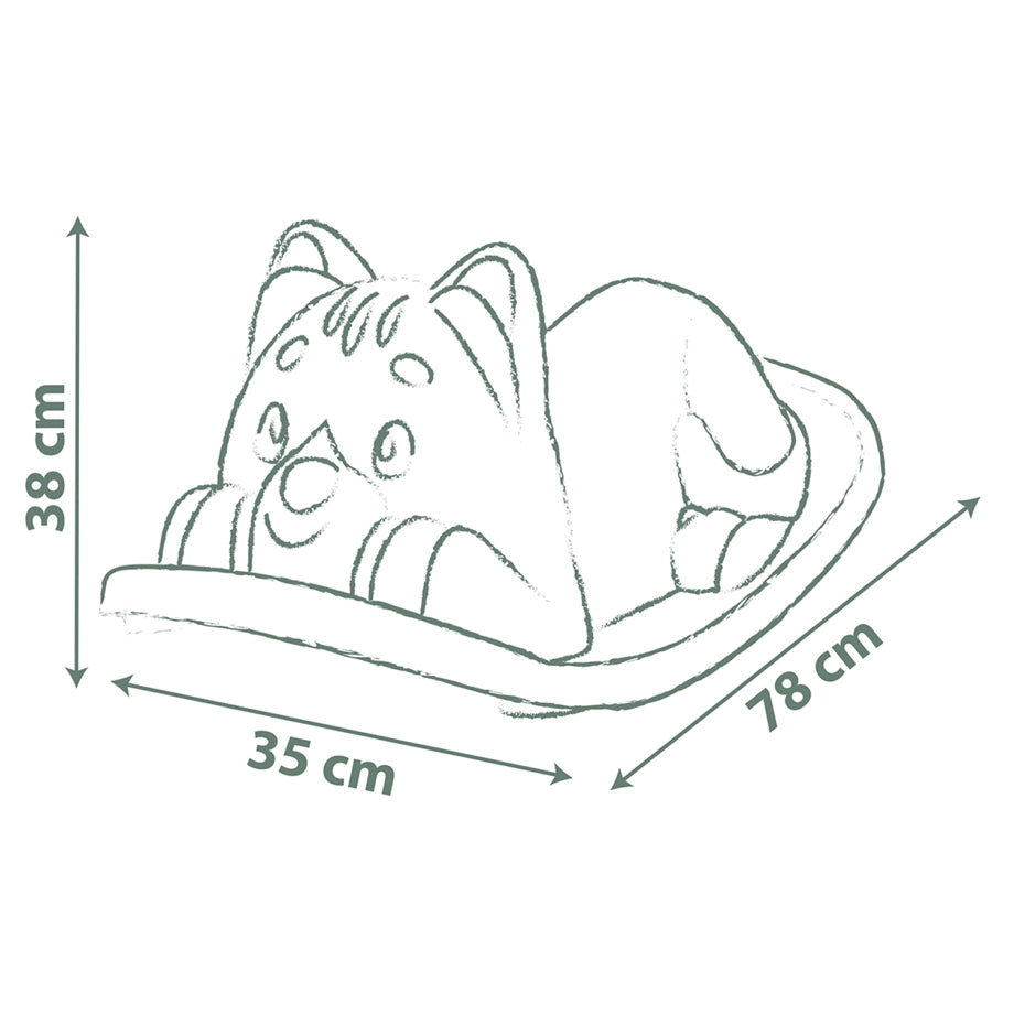 Smoby Life Cat Rocker Green