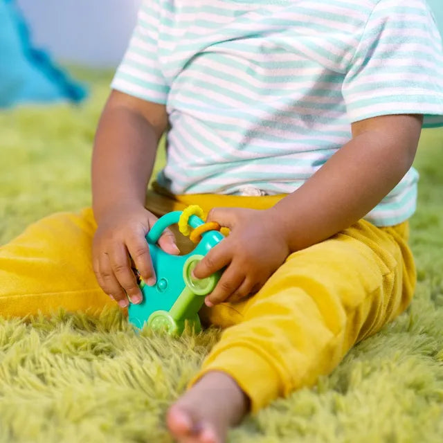 Bright Starts Safari Driver Take Along Toy (Green)