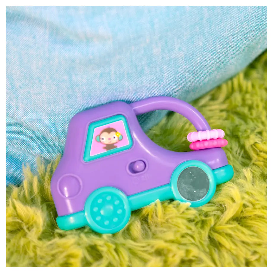 Bright Starts Safari Driver Take Along Toy (Purple)