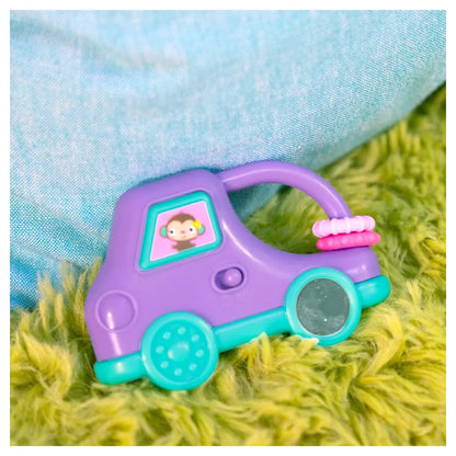 Bright Starts Safari Driver Take Along Toy (Purple)