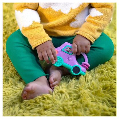 Bright Starts Safari Driver Take Along Toy (Purple)