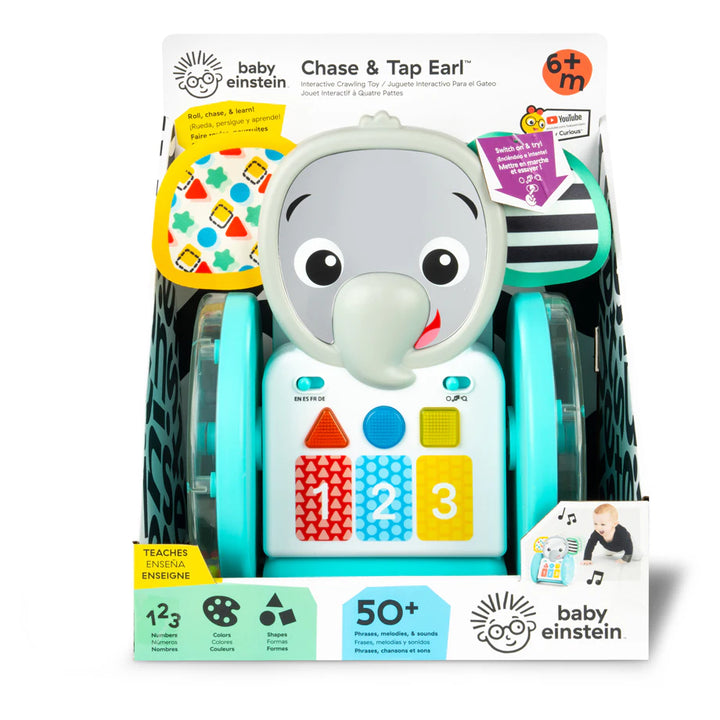 Baby Einstein Chase & Tap Earl Interactive Crawling Toy