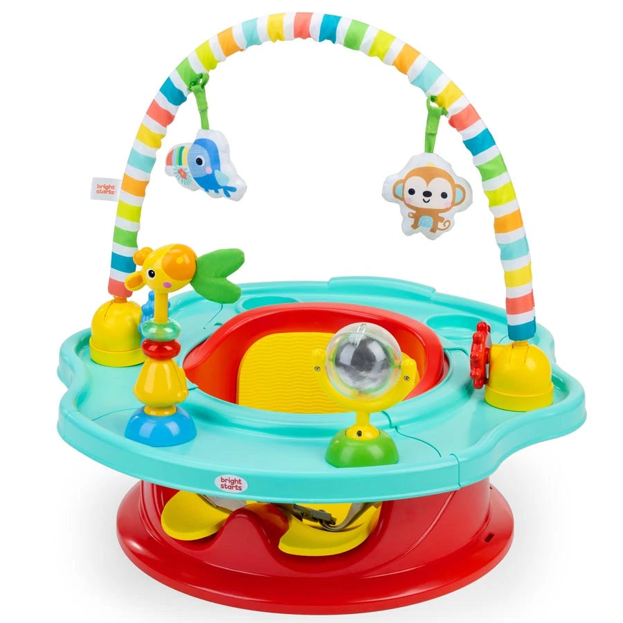 مقعد SuperSeat Playful Paradise 3 في 1 من Bright Starts مقعد SuperSeat Playful Paradise 3 في 1 من Bright Starts