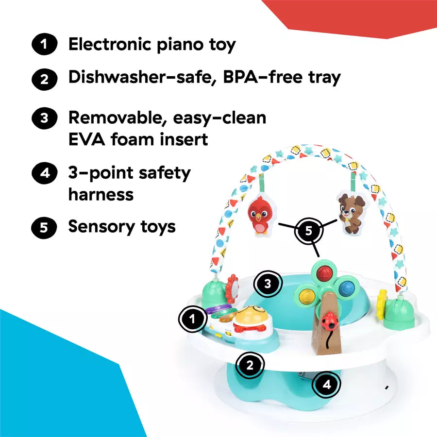 مقعد Baby Einstein SuperSeat Touch of Tunes 3 في 1 مقعد Baby Einstein SuperSeat Touch of Tunes 3 في 1