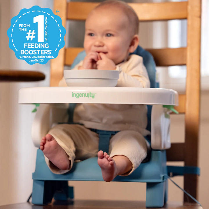 Ingenuity  Comfort Folding Booster Seat Teal