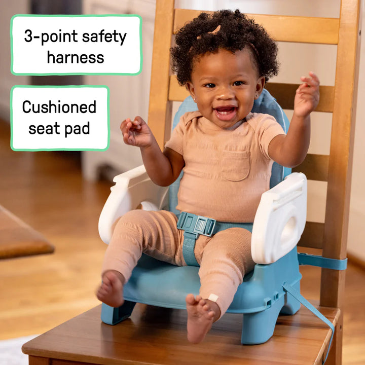 Ingenuity  Comfort Folding Booster Seat Teal
