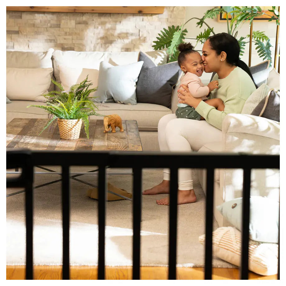 Ingenuity 48" Wide Stairway Safety Gate (Black)