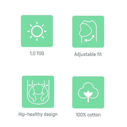 Ingenuity SwaddleMe Monogram Collection 0-3M (Rising Sun)