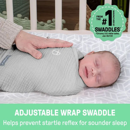 Ingenuity SwaddleMe Monogram Collection 0-3M (Rising Sun)